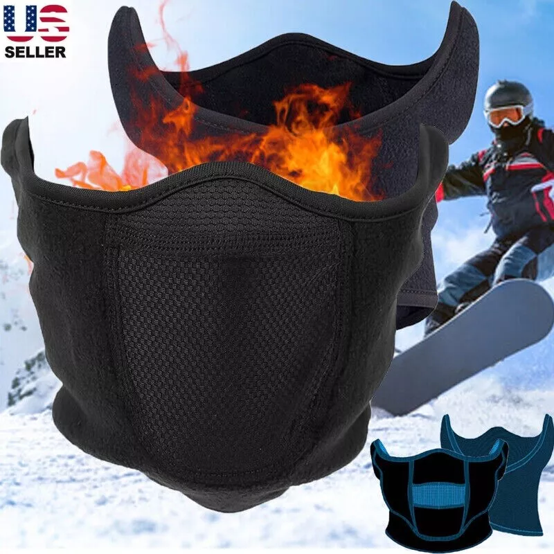 Winter Half Face Mask Windproof Thermal Balaclava Ski Mask for Outdoor  Sports