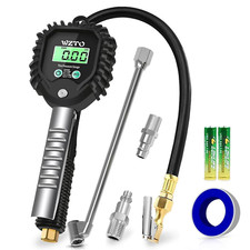 WZTO Digital Reifendruckprüfer Und Reifenfüller, Geeicht Luftdruckprüfer 255 PSI