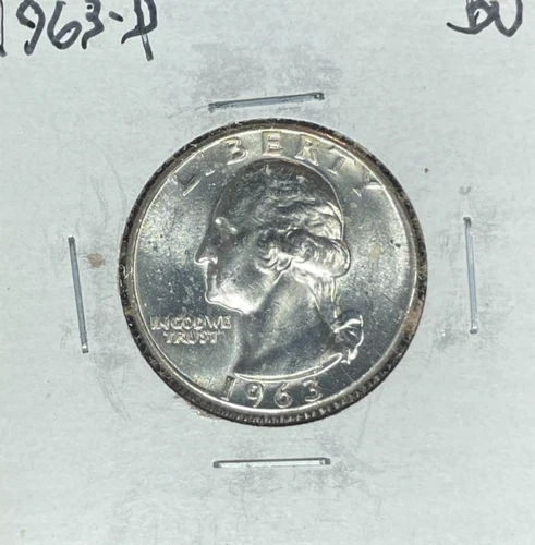 1963-P Washington Quarter — photo from another recent sale
