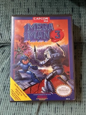 Mega Man 3 NES Complete in Box CIB Capcom Nintendo Authentic