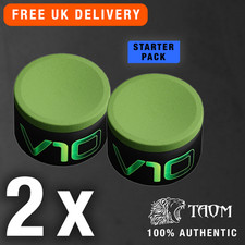Taom V10 Chalk Green 2 Pack – Pool Chalk / Snooker Chalk
