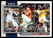 2026 Topps Series 1 SKUBAL / BROWN / CROCHET #327 Red Sox Tigers Astros ERA