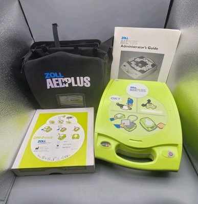ZOLL AED Plus Defibrillator w/ Case   Never Used   Needs Pads/Battery
