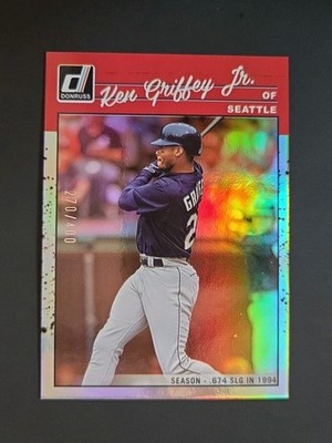 2023 Panini Donruss - Retro 1990 Ken Griffey Jr #260 Season Stat Line /400