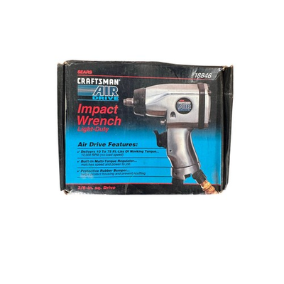 #ad NIB Vtg Craftsman Air Drive Impact Wrench Light Duty 918846 $50.39