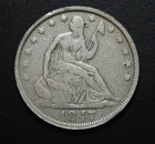 1847 o Seated Liberty Half Dollar - Damage
