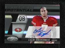 2011 Certified Potential Signatures 31/50 Colin Kaepernick #10 Auto v9t