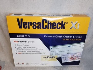 VersaCheck X1 GOLD 2024- HOME AND BUSINESS CHECK CREATION SOLUTION TOP SECURE