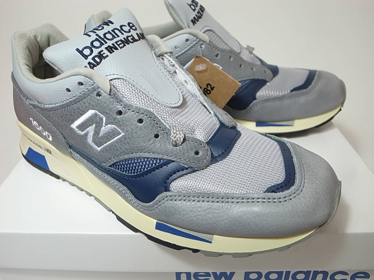 New Balance 1500 Made in England \'40th Anniversary\' M1500UKF men\'s size 6 Grey New Balance M1500UKF Grey Navy 40th Anniversary Made in  main image 4