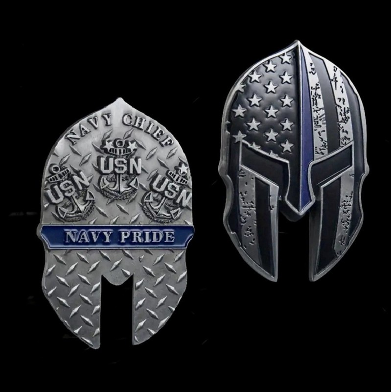 U.S. Navy Chief Petty Officer Challenge Coin is High Quality & Very Detailed