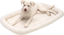 Dog Bed for Large/Medium Dogs, 100 Washable, Sized to Fit Crates - Sherpa Fleec