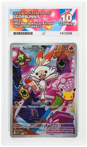 2026 Pokemon First Partner Illustration Series 2 MEP 053 Scorbunny Ace 10