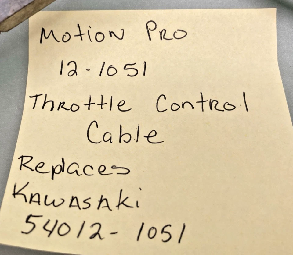 Novo substitui o cabo de controle do acelerador Motion Pro 12-1051, Kawasaki 54012-1051 - Imagem 2 de 4