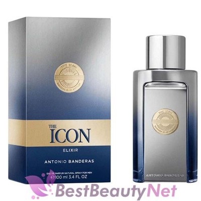 The Icon Elixir by Antonio Banderas for Men 3.4oz Eau De Parfum Spray
