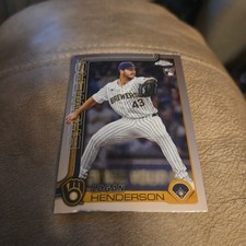 2025 Topps Chrome Update #USC65 Logan Henderson RC Milwaukee Brewers 54132