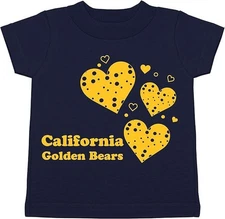 Two Feet Ahead Girl Fan T shirt tee College Football California Bears 12 months