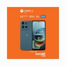 Boost Mobile Moto G Play 2026, 64GB, Green Prepaid Smart Phone, to Boost