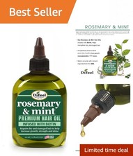 Rosemary Mint Hair Oil   7.1 oz Natural Biotin Formula for Healthy Hair Growth