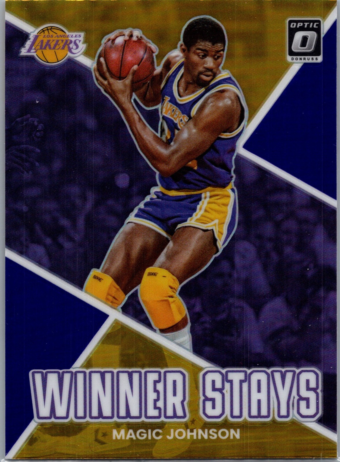 2022-23 Panini Donruss Optic Magic Johnson Winner Stays Holo Prizm #19 (Lakers)