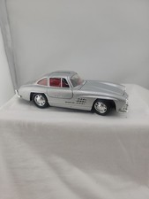 Franklin Mint 1954 Gullwing Mercedes Benz 300SL 1:24 Silver Model Car