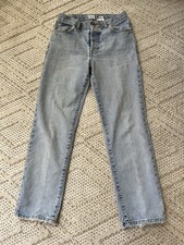CK CALVIN KLEIN VINTAGE 90's JR LOW RIDER JEAN in ALL OVER SANDBLAST Sz 7