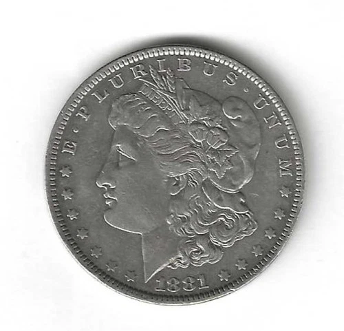 1881 O Morgan Silver Dollar 90% Silver In Very Good Condition