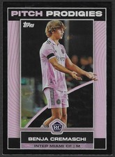 Topps MLS 2023 Benja Cremaschi Inter Miami CF Pitch Prodigies RC #173 Black Icy 