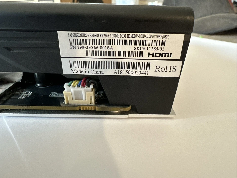 Sapphire Nitro+ Radeon RX 580 8GB GDDR5 Graphics Card HDMI/DisplayPort/DVI-D - Image 4 of 4
