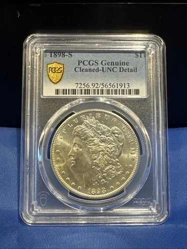 1898-S Morgan Silver Dollar $1 Uncirculated PCGS Details