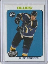 2001-02 Upper Deck Vintage #218 Chris Pronger St. Louis Blues