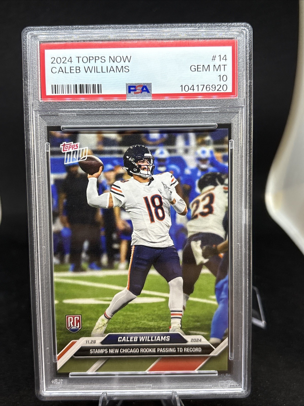 Caleb Williams Topps Now #14 Base
