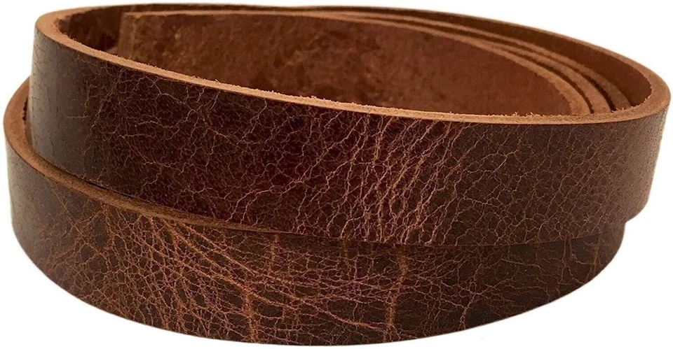 Tiras de cuero de búfalo European Leather Works (3/4", caoba antigua) Foto 4 de 4