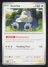 Pokemon Snorlax 151 143/165 NM