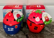 Lot of 2 NIB 2026 FIFA World Cup McDonald's Squishmallows Toys 18 22