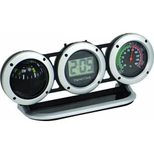 Bell Automotive 22-1-29015-8 Combo Clock, Compass and Thermometer