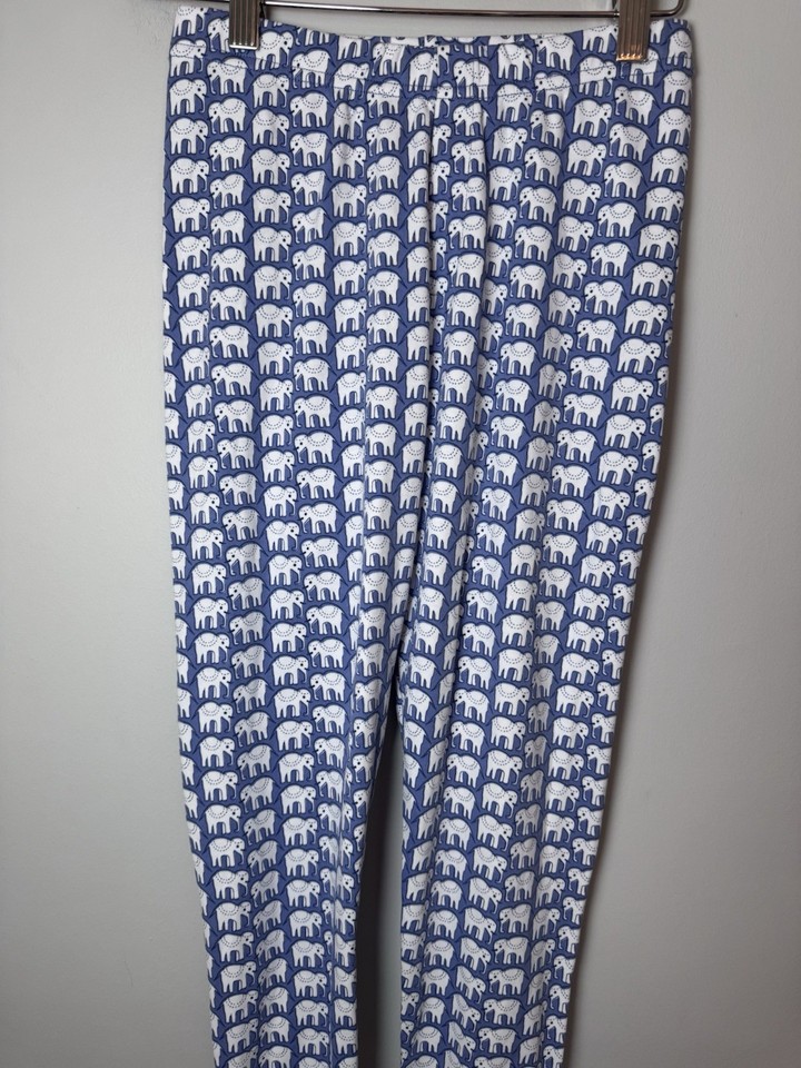 Roller Rabbit Kids Cotton Hathi Elephant Print Pajama Pants Set Blue ...