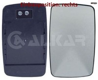 Alkar 6432966 Spiegelglas FüR AußEnspiegel Rechts FüR Mercedes-Benz FüR Vw