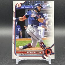 George Valera 2022 Bowman 1st Base Prospect Cleveland Guardians BP-22