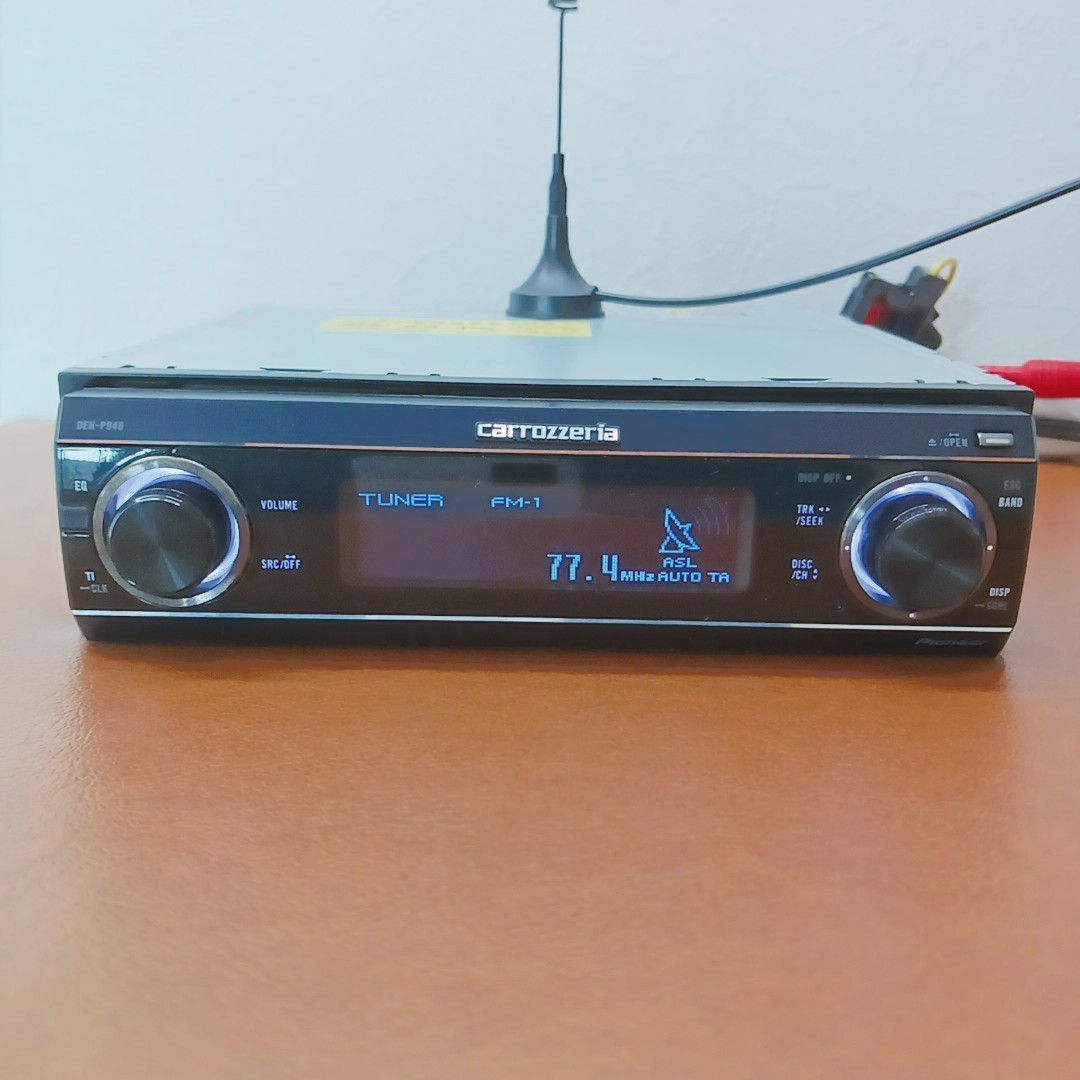 Pioneer Carrozzeria DEH-P940 Car Audio 1DIN DSP SFC CD AUX Tested
