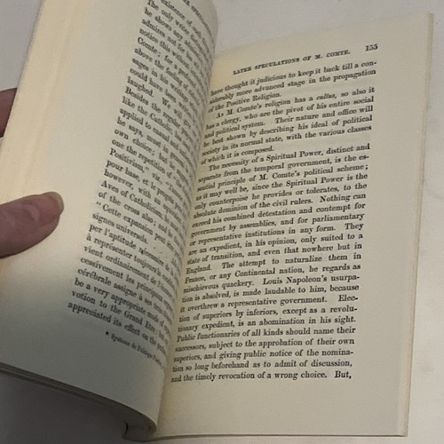 Auguste Comte and Positivism by JOHN STUART MILL, 1968 PB Book - Picture 14 of 14