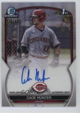 2023 Bowman Chrome Prospect Auto Refractor 270/499 Cade Hunter #CPA-CH Auto hg6