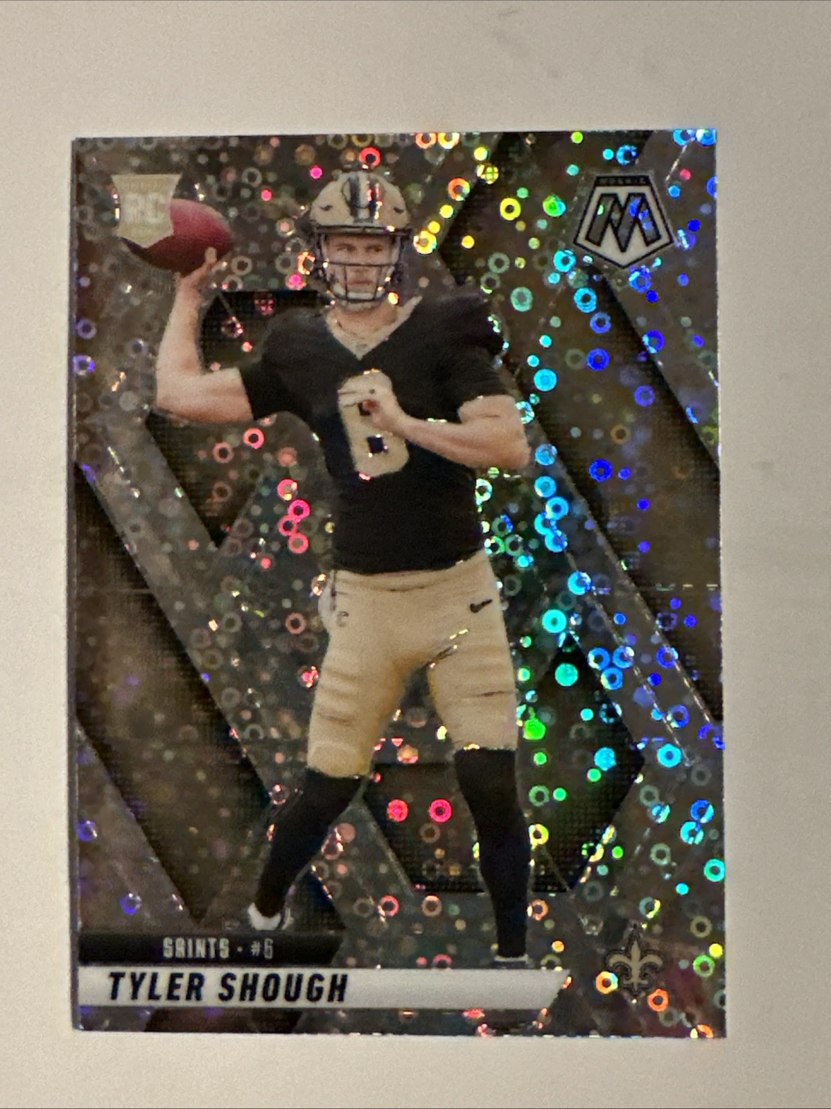 2025 Panini Mosaic Tyler Shough -No Huddle Disco (RC) #312 SP