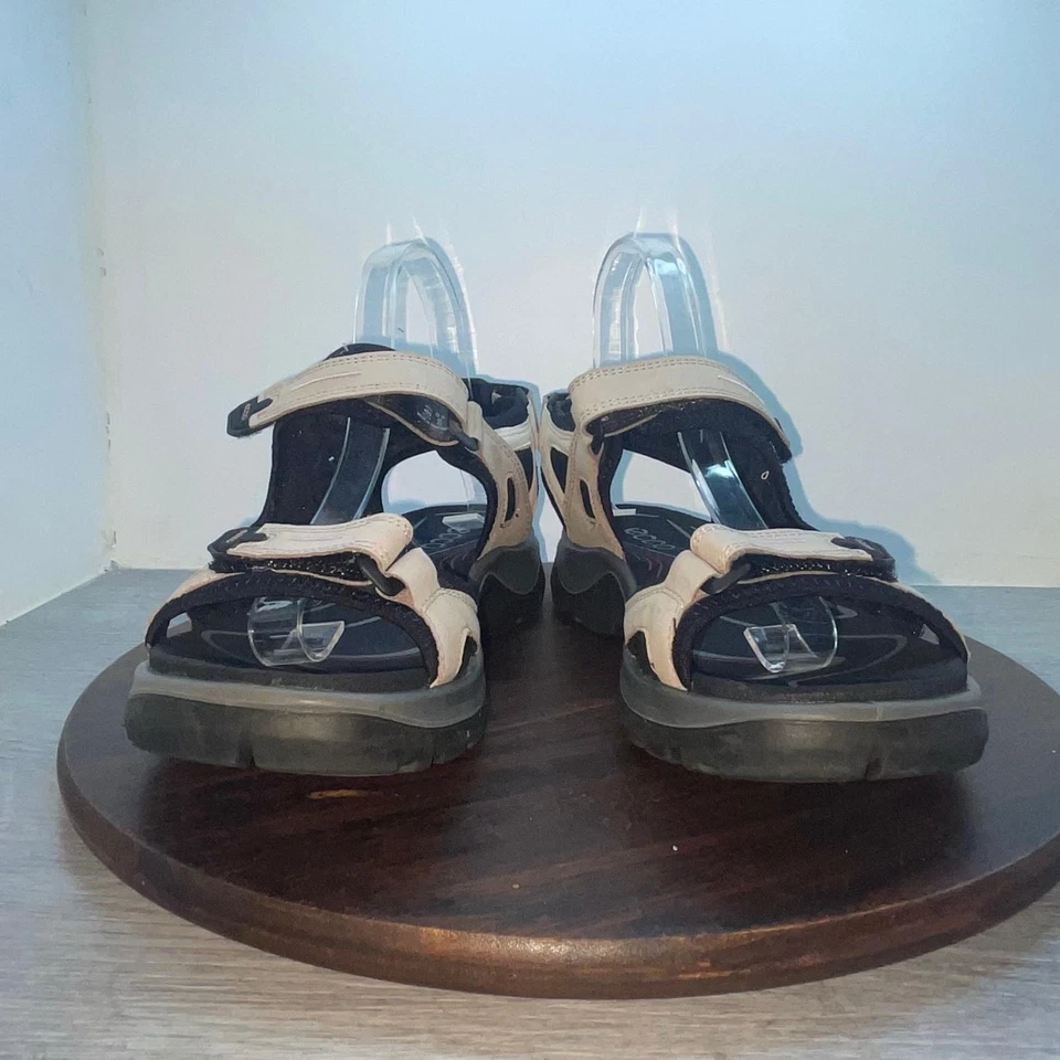 Sandalias Ecco Offroad Yucatán Cuero Senderismo Exterior Para Mujer Talla 41 EE. UU. 10-10.5 Foto 4 de 4
