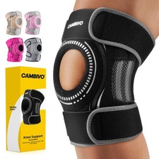 ELITE Knee Brace with Side Stabilizers  Open Patella Pad for Knee Pain, Meni...