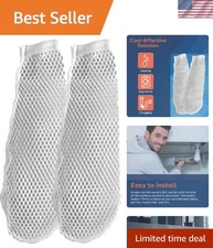 2-Pack Nylon Lint Traps for All Washing Machine Drains - Prevent Clogging Today