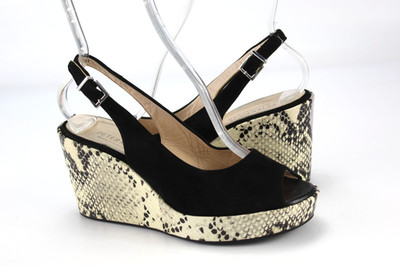 Peter Kaiser  Gr.38 Uk.5 Damen Comfort Sandalen Sommer Schwarz  TOP  R 725