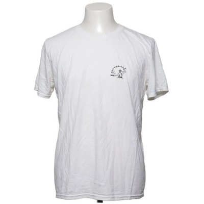 Anvil, T-shirt, Größe: L, Weiß, Baumwolle/Polyester/Viskose, Print, Herren #pIv