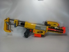 Dart Gun Nerf N Strike Recon CS-6 w/Shoulder Stock Barrel Scope Tested Works