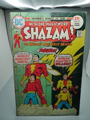 Shazam! #19 DC Comics (1976) C. C. Beck Cover Bronze Age Comic Book