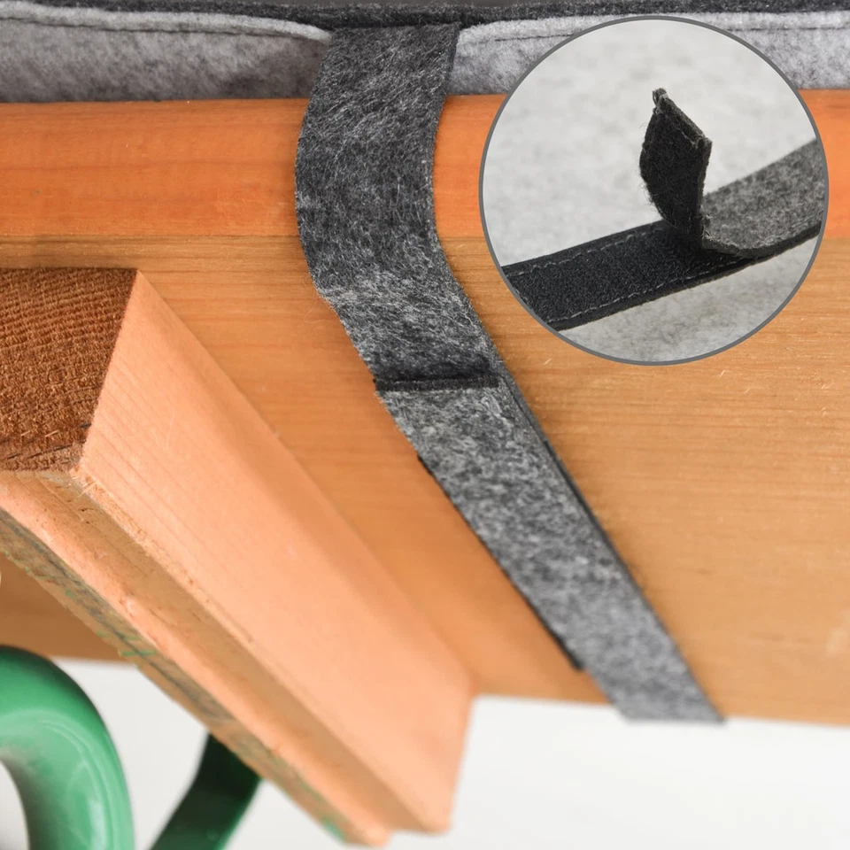 FILZ Set - 2x Bierbank Auflage zum Wenden 180cm - 12x Bodenschoner  - Bild 4 von 4